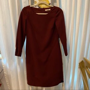 Banana Republic Maroon Burgundy Dress